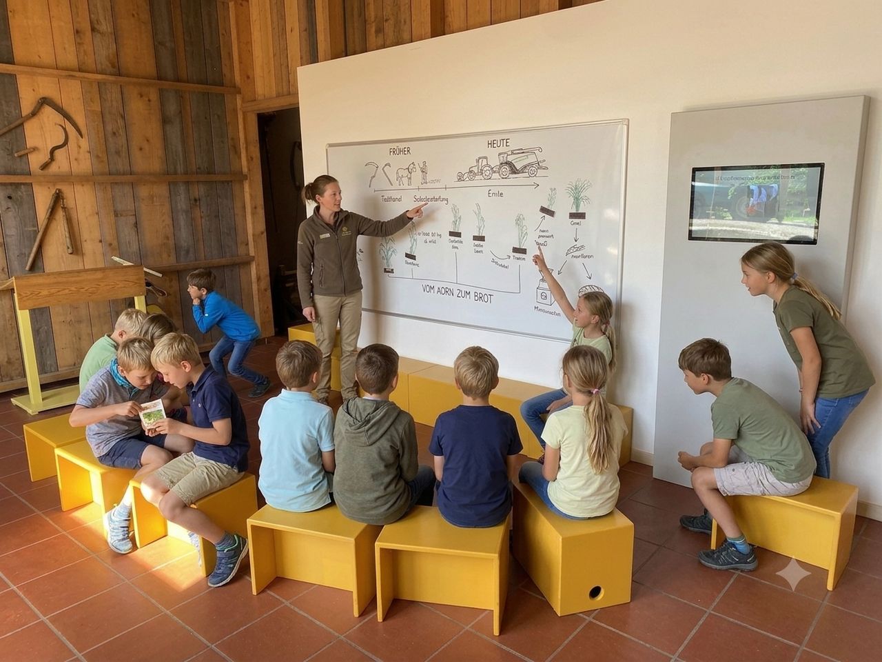 Workshop "Trocken Brot - macht Wangen rot" im Museum Horn (KI-optimiert) (© Museum Horn)